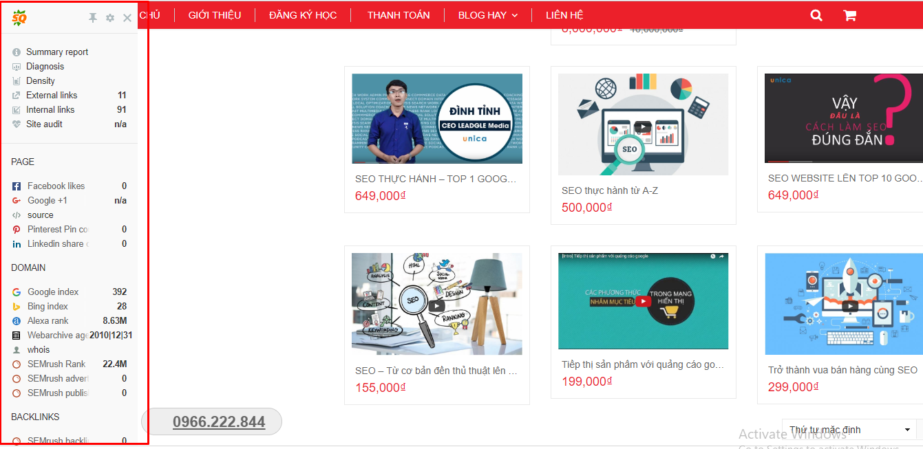 Công cụ SEO website miễn phí và hiệu quả dành cho người mới bắt đầu
