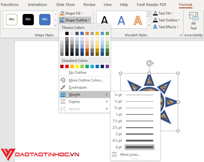 Cách cắt hình ảnh Powerpoint với định dạng tùy ý 6
