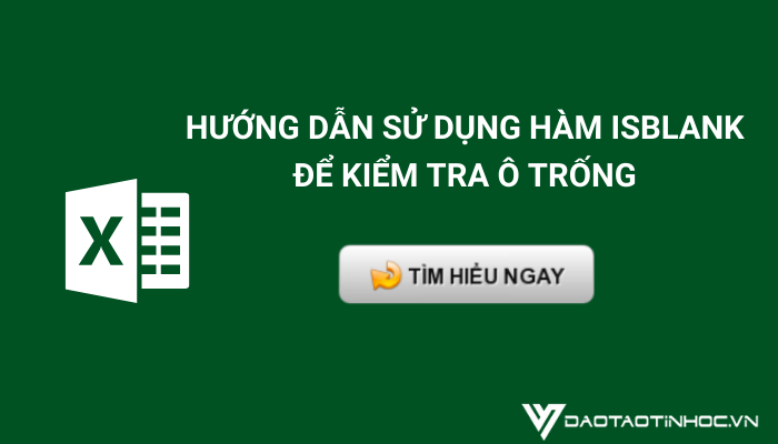 hàm ISBLANK