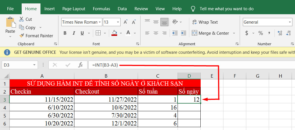 cách sử dụng hàm int 11