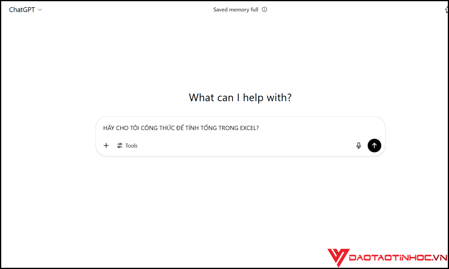 Đặt câu lệnh cho Chat GPT