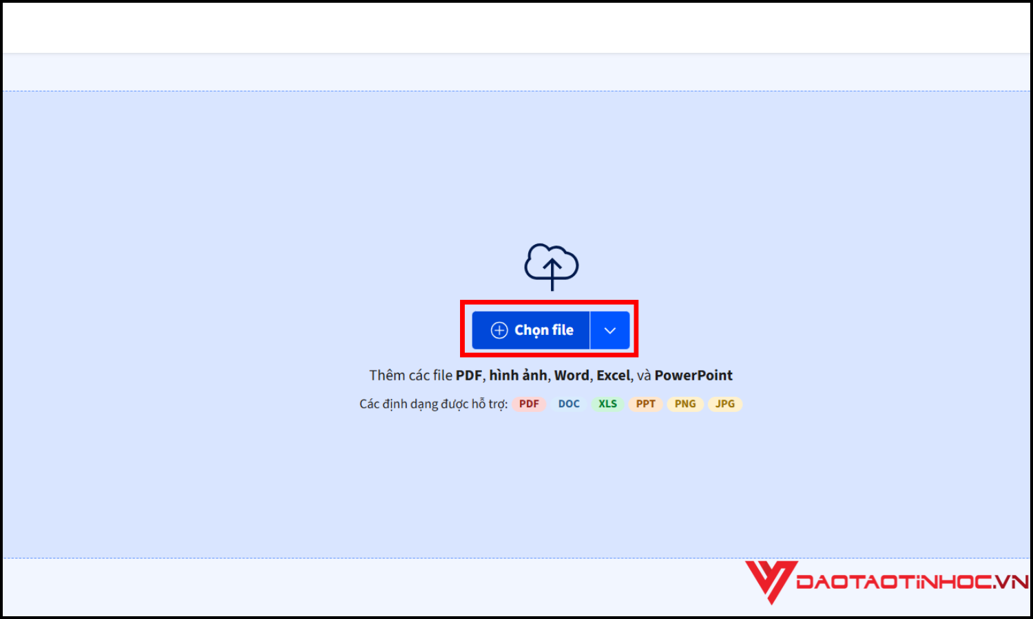 Chuyển đổi file PDF sang Excel bằng công cụ online bước 3