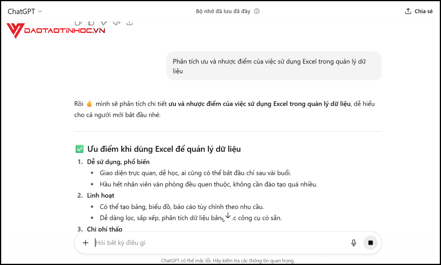 Prompt phân tích và giải thích (Analytical Prompt)