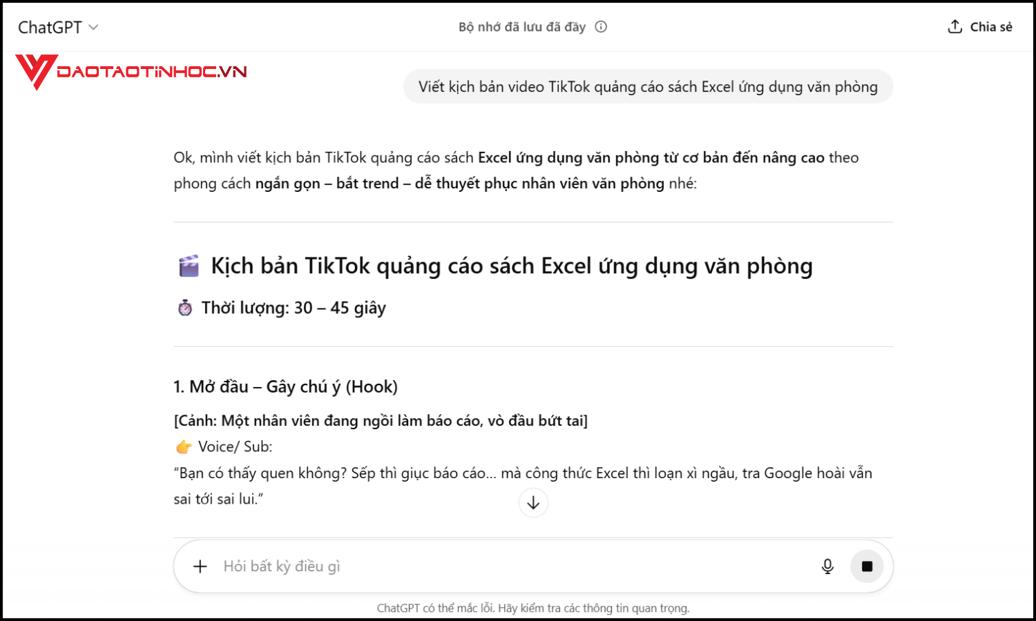 Prompt sáng tạo nội dung (Creative Prompt)