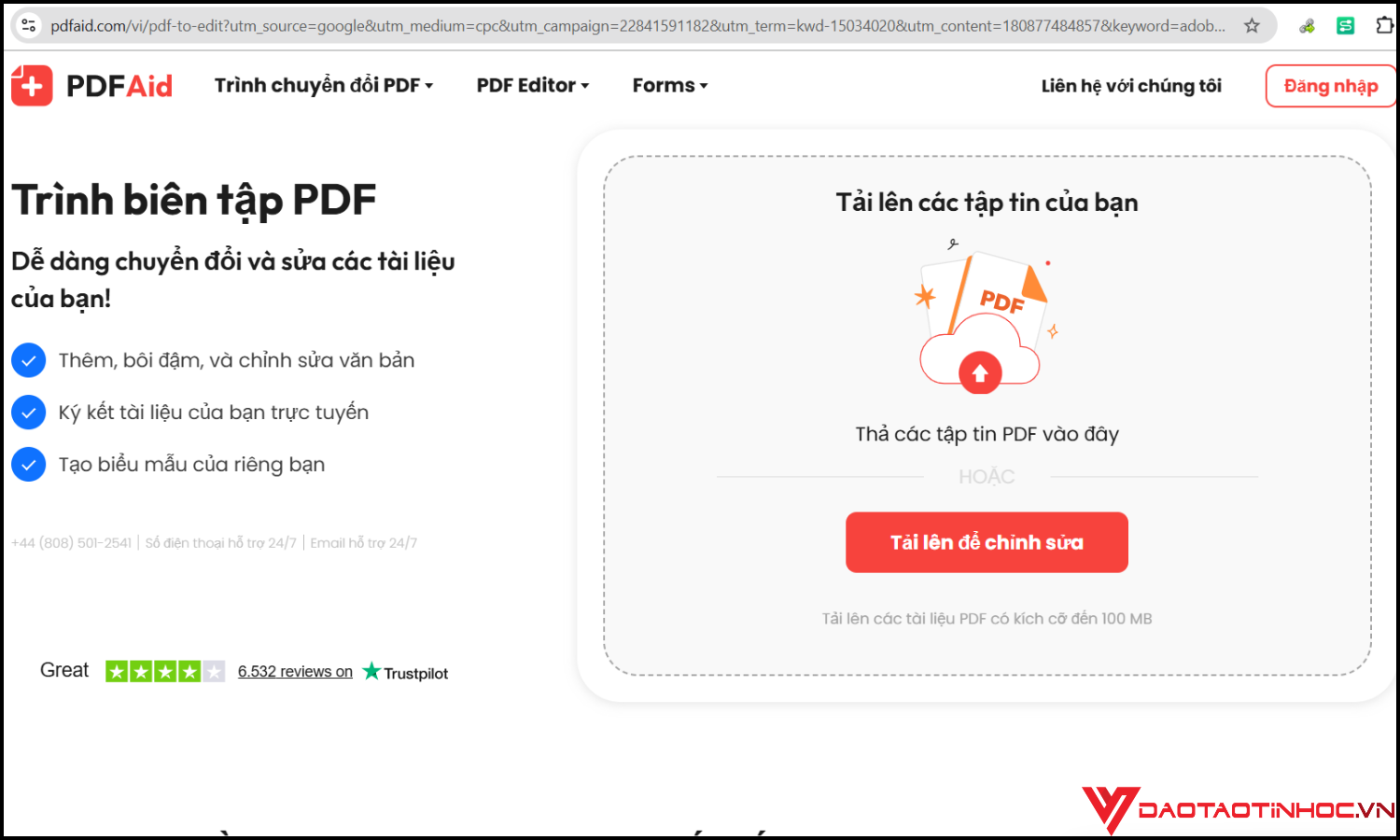 Phần mềm chuyển đổi từ file ảnh sang Word Adobe Acrobat