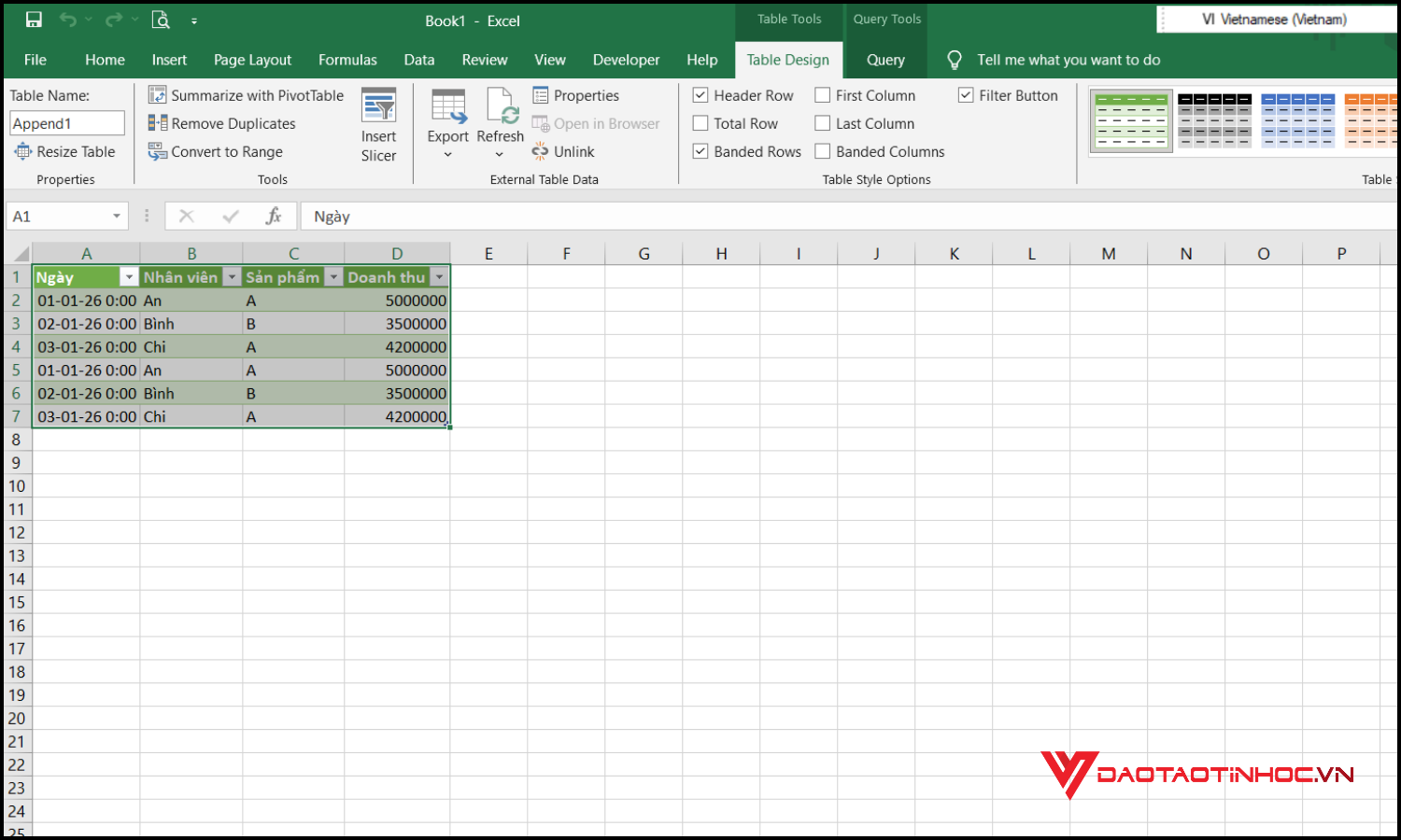 Gộp nhiều sheet thành 1 sheet bằng Query bước 4