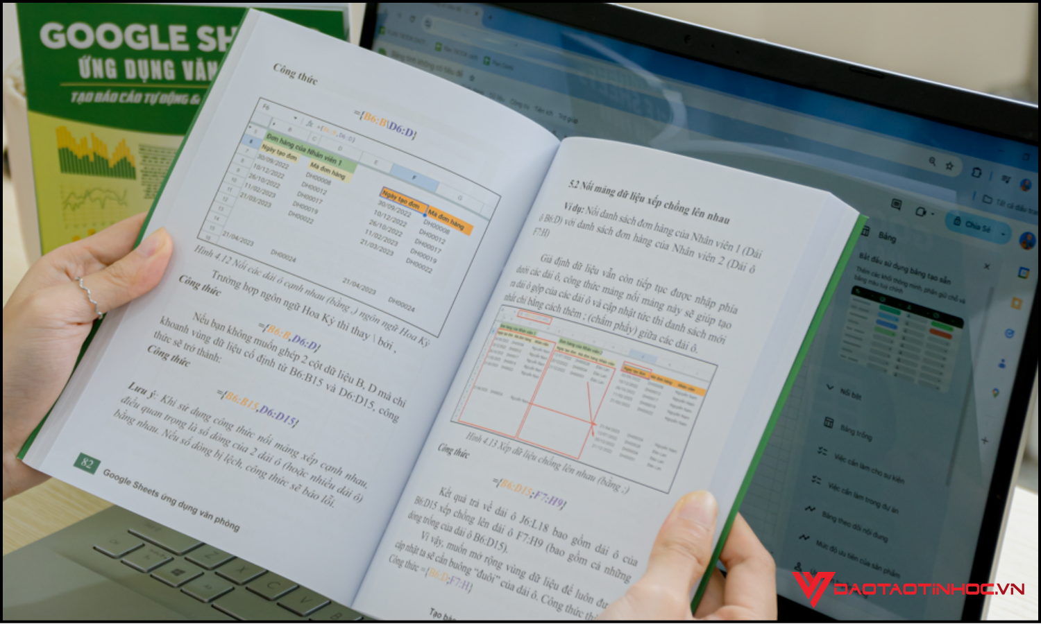 Sách Google Sheets ứng dụng văn phòng