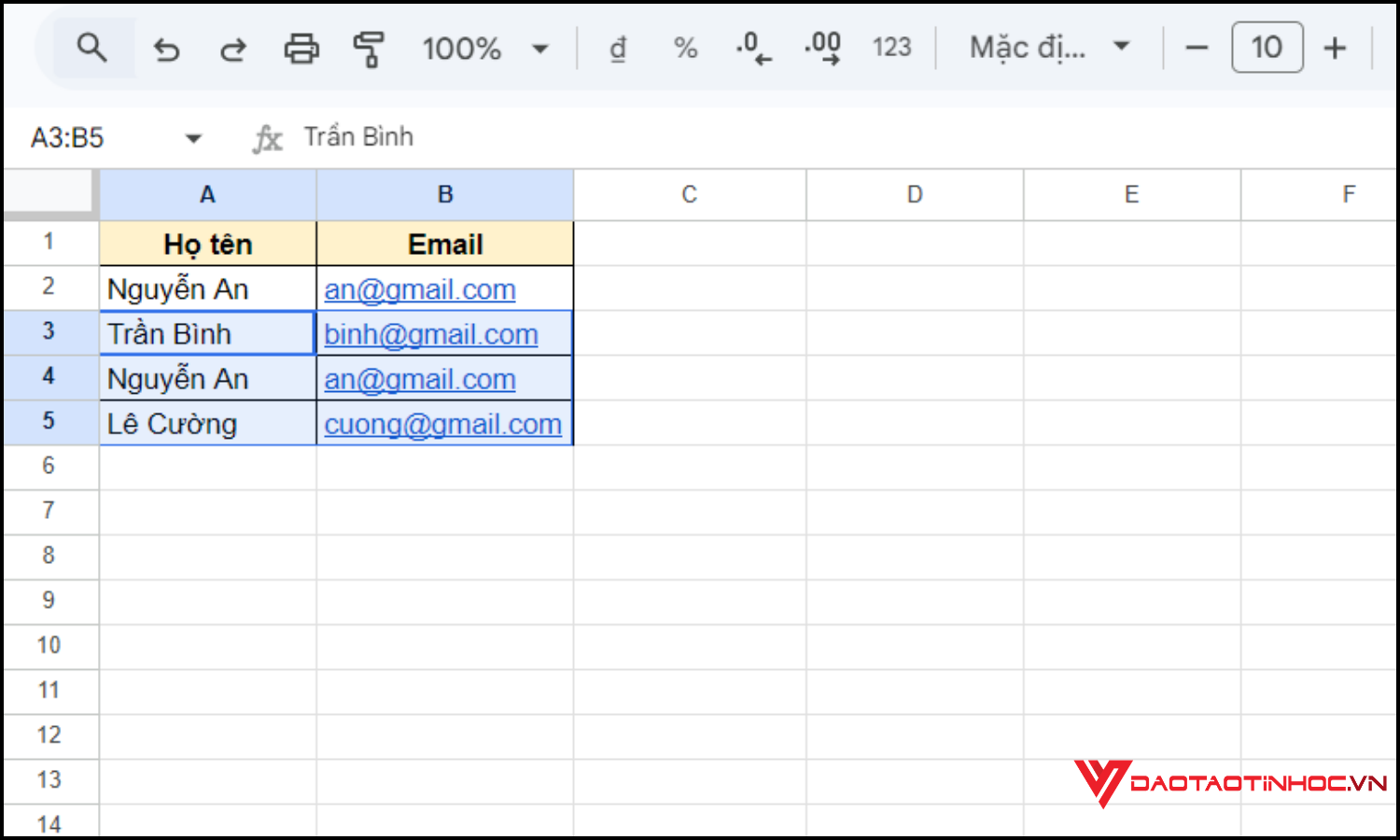 Xóa dữ liệu trùng bằng Remove duplicates bước 4