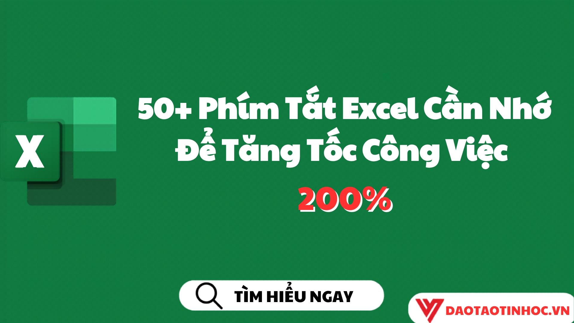 50 phím tắt excel cần nhớ