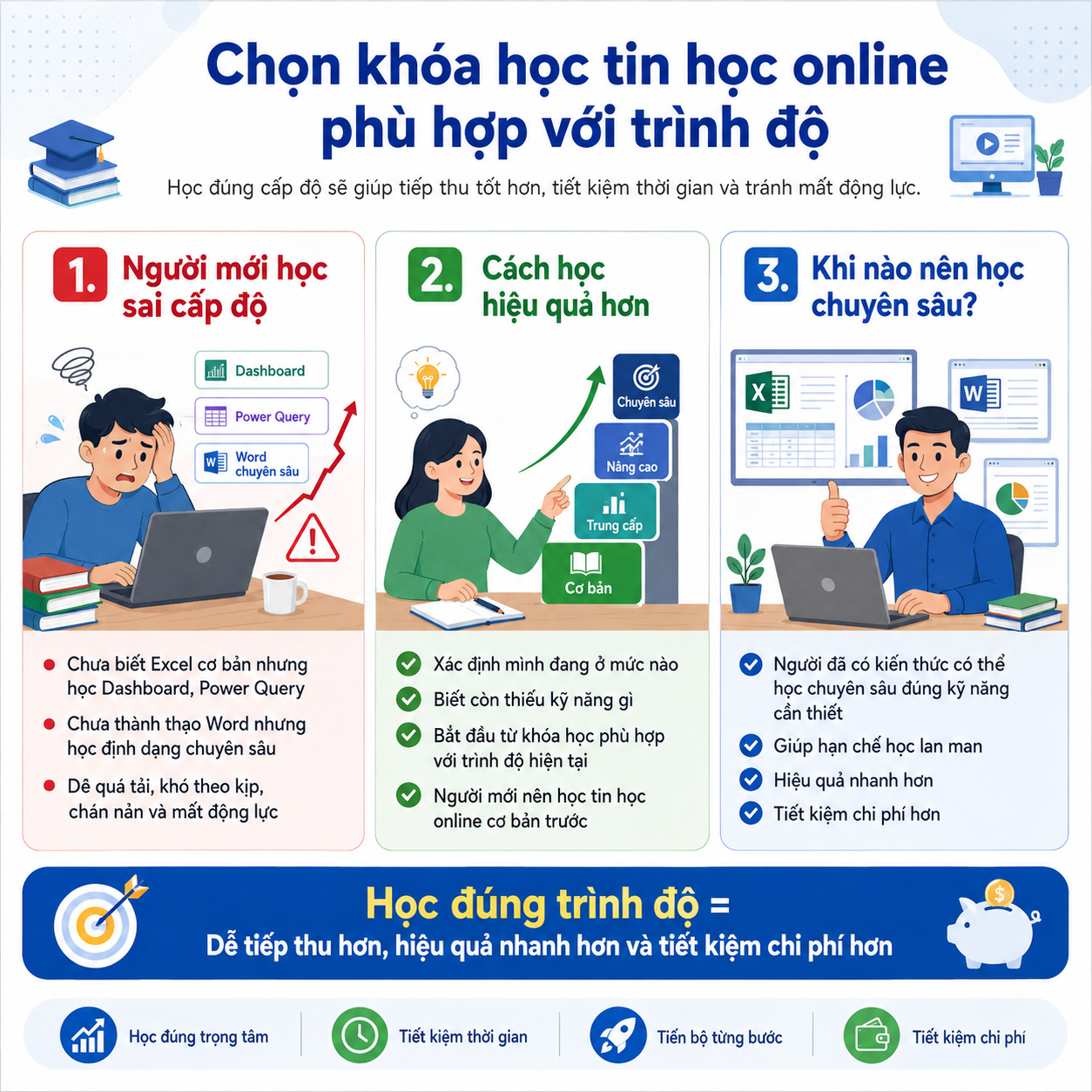 Lựa chọn khóa học phù hợp